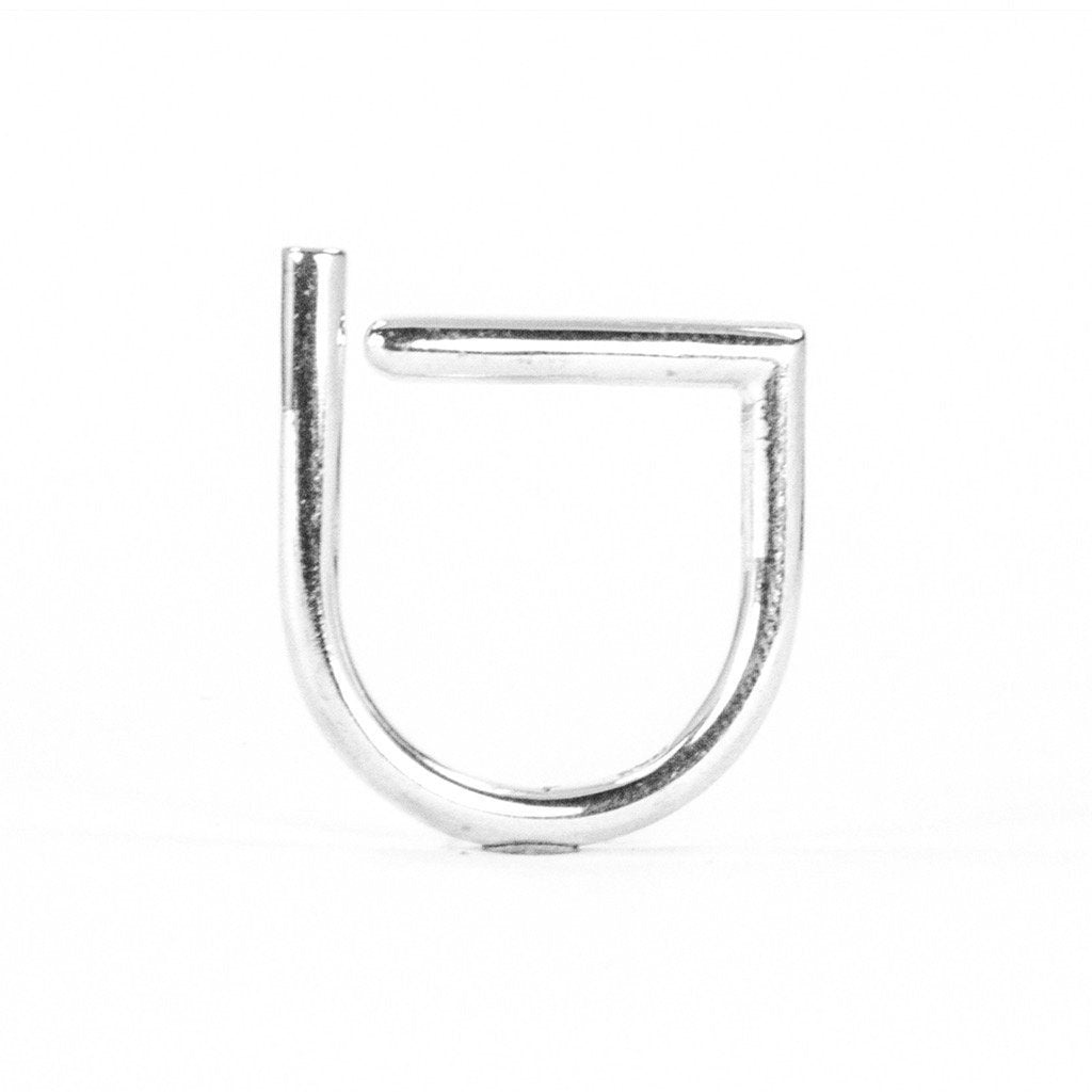 Rene Moreta Contemporary Stackable Silver Ring