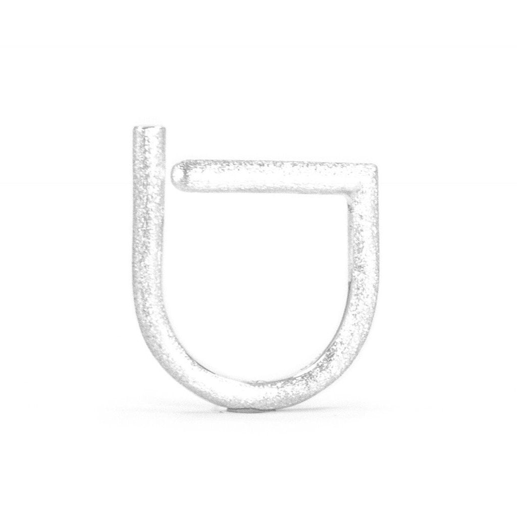 Rene Moreta Contemporary Jewelry Stackable Silver Ring